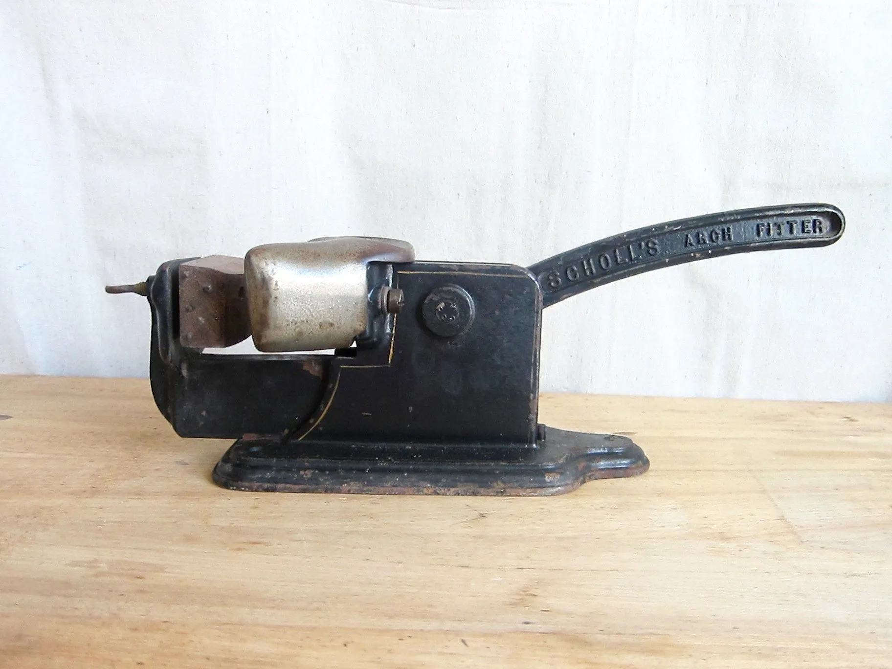 Vintage Dr Scholls Arch Fitter Shoe Making Machine