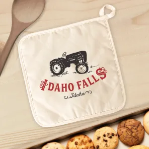 Vintage Icon (Tractor) City/State - Cotton Pot Holder