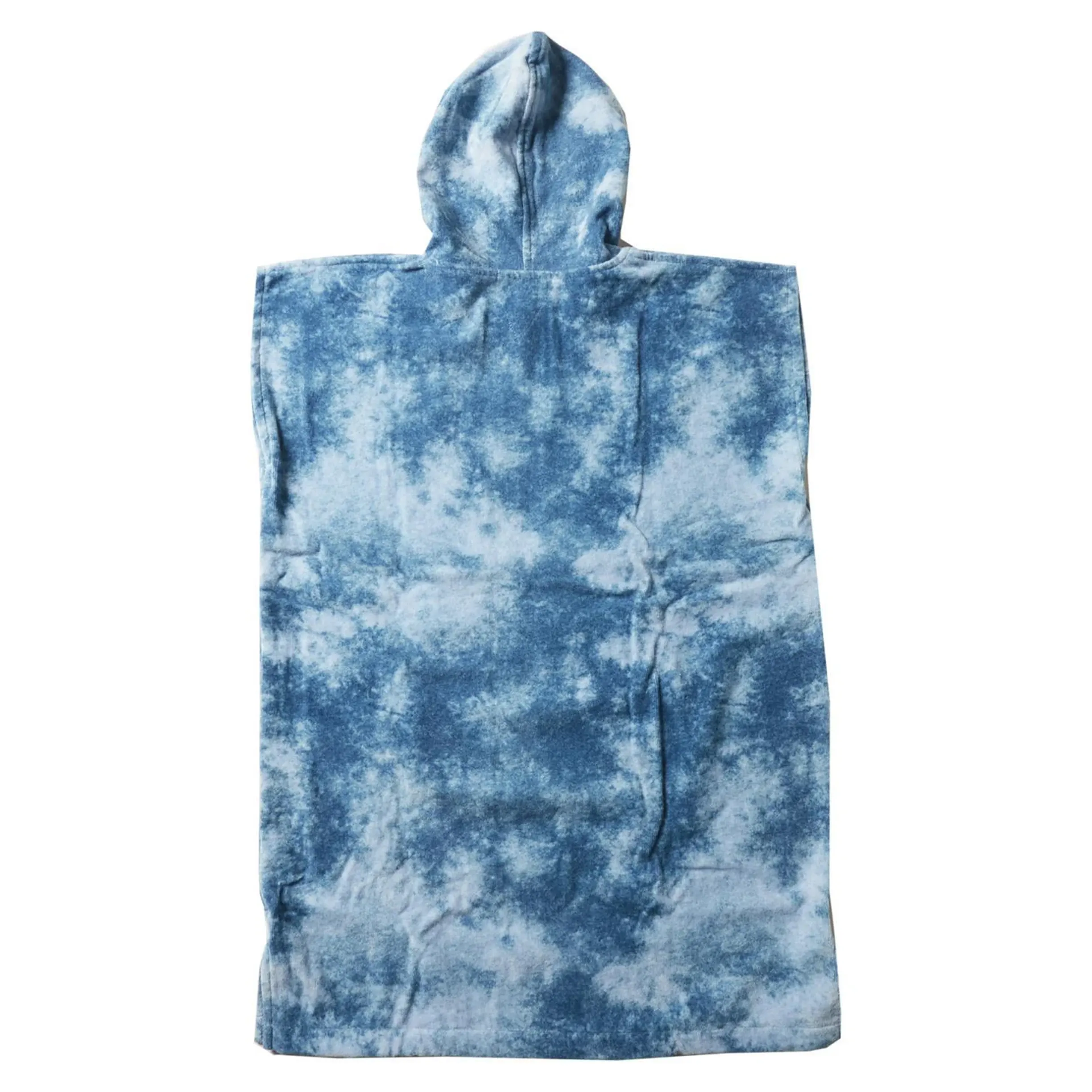 VISSLA YOUTH CHANGING PONCHO - BLUE TIE DIE