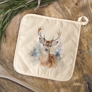 Winter Buck - Cotton Pot Holder