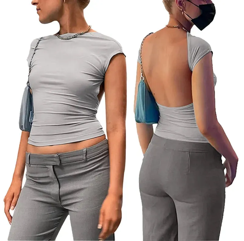 Women Casual Short Sleeve O Neck T Shirts