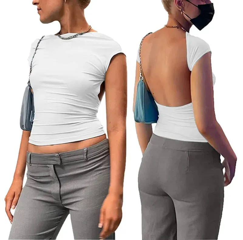 Women Casual Short Sleeve O Neck T Shirts