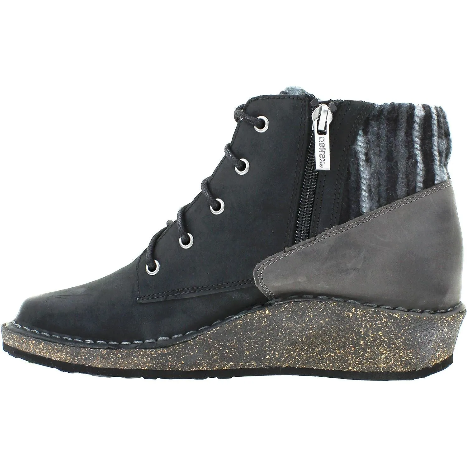 Women's Aetrex Jolie Black Leather