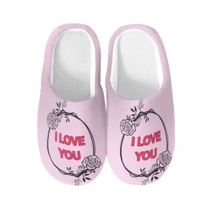 Women's I love You House Slippers