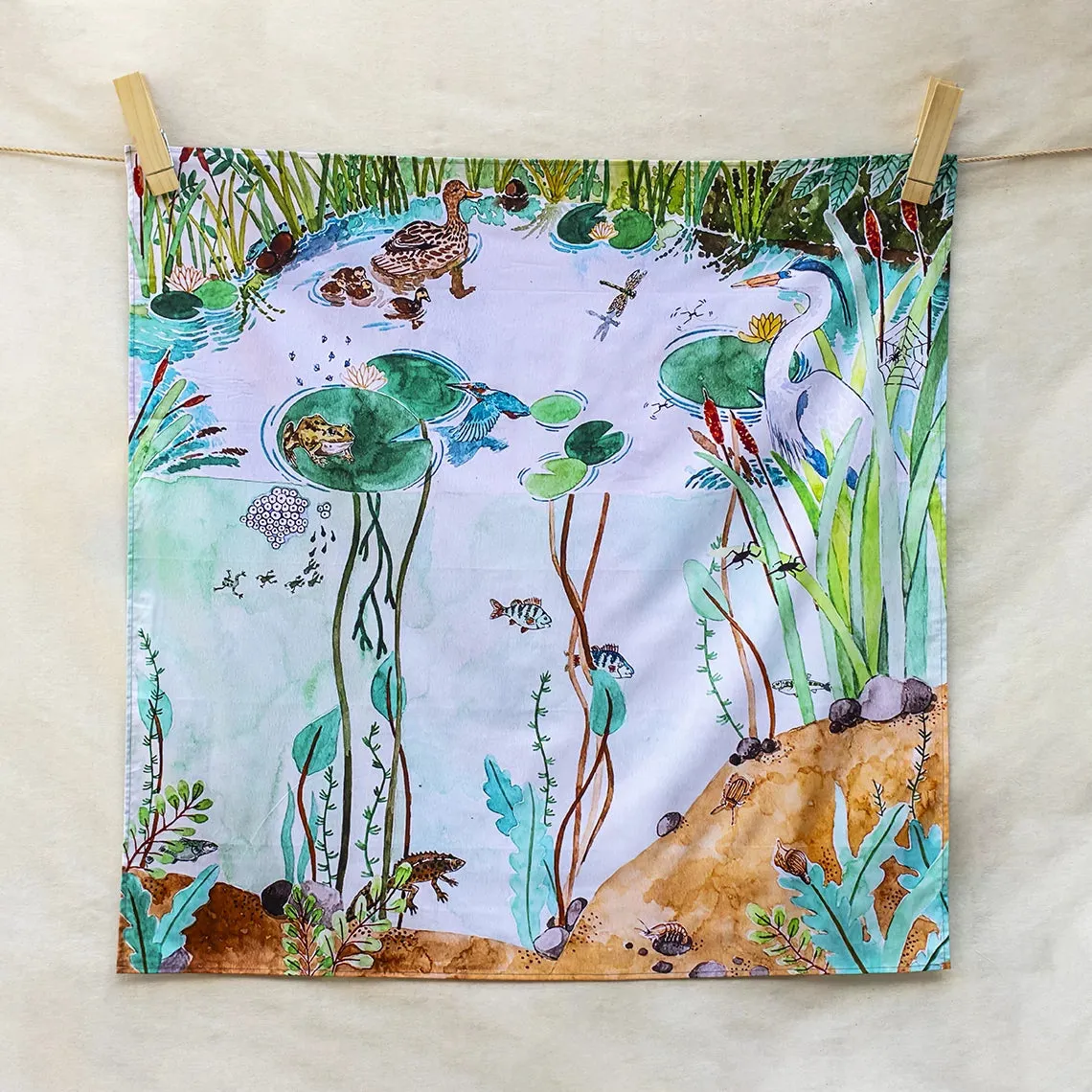 Wonderie Down by the Pond Playcloth