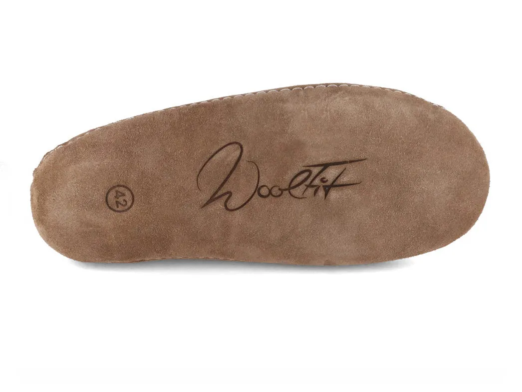 WoolFit Felt Slippers | Footprint, yellow