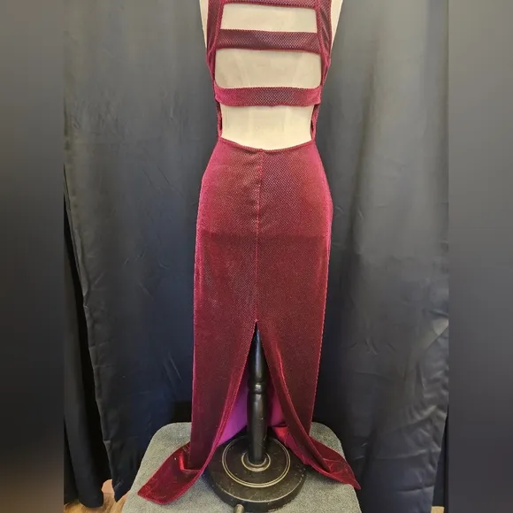 Y2k, prom, homecoming, vintage, maxi, wedding, party, date, 2000s, velvet