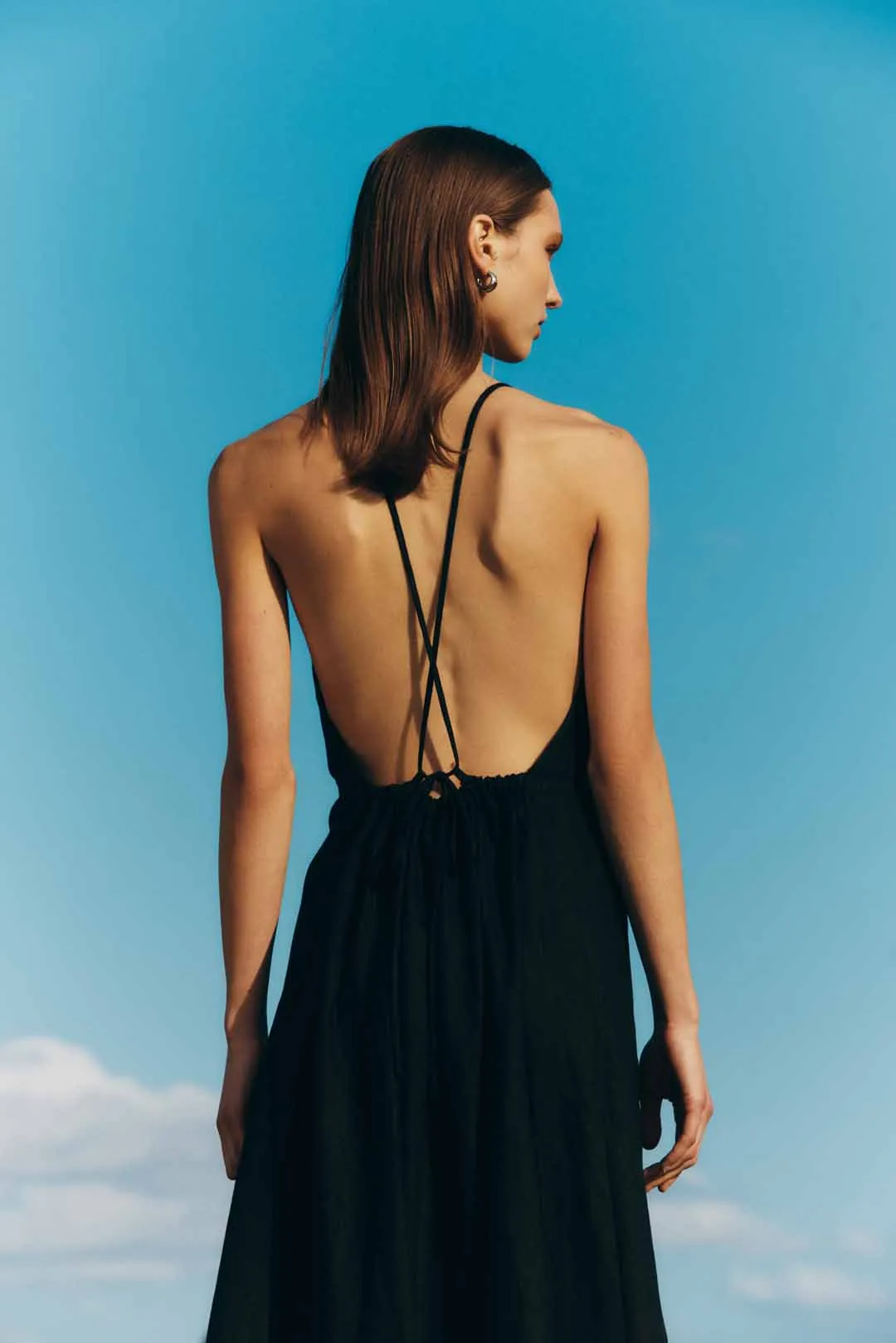 ZIBA LINEN MAXI DRESS